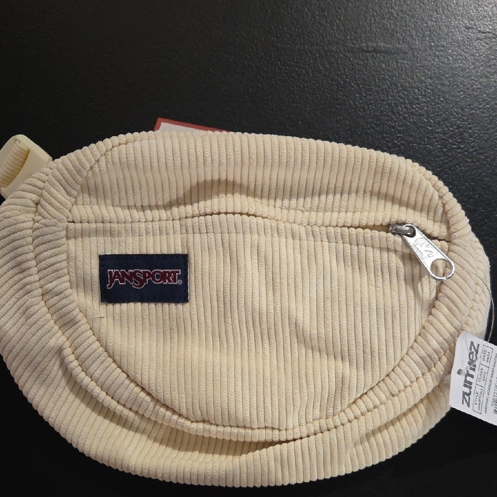 NWT Jansport Beige Corduroy Waist Bag - Picture 4 of 4